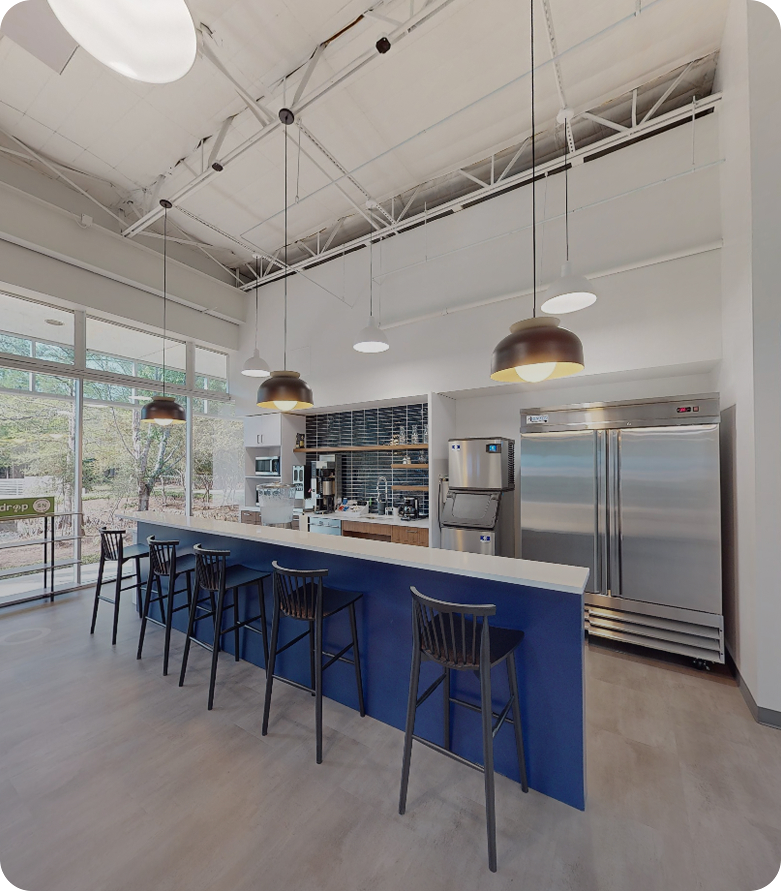 Professional coworking space with private offices near Houston